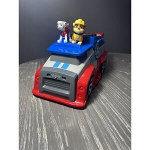 PAW PATROL Ready Race Rescue Mobile Pit Stop Team Vehicle With Paw Patrol Dogs